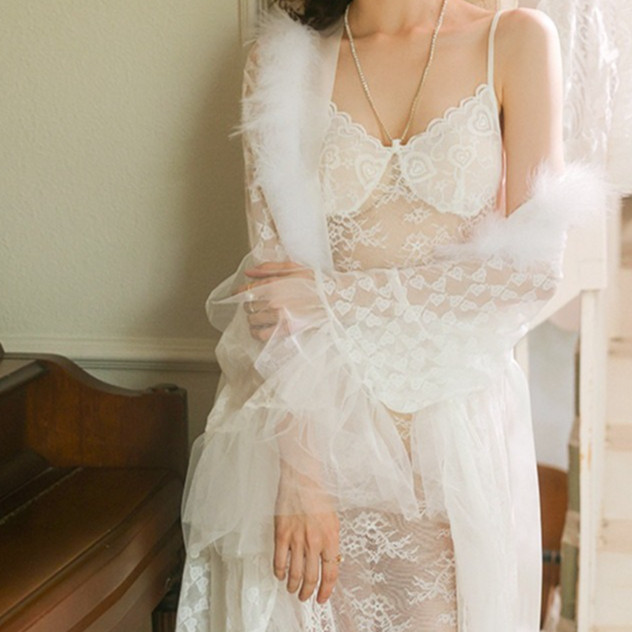 Tulle & Lace Two-Piece Sleep Set