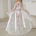 Floral Lace Sheer Kimono Robe