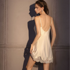 Women's Satin Lace Pajama Set | Luxury Camisole & Robe