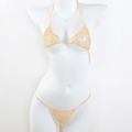 Rhinestone Body Chain Jewelry Set for Women – Crystal Bra & Thong with Body Chain