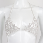 Rhinestone Chain Body Jewelry Lingerie Set
