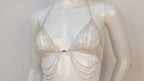 Crystal Rhinestone Body Chain Set for Women – Bra, Thong & Body Chain Jewelry